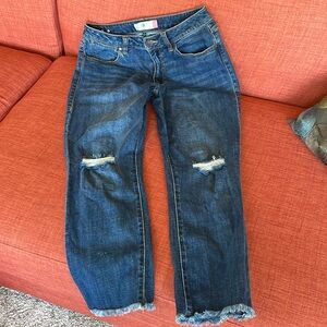 CAbi Cropped High Straight size 6